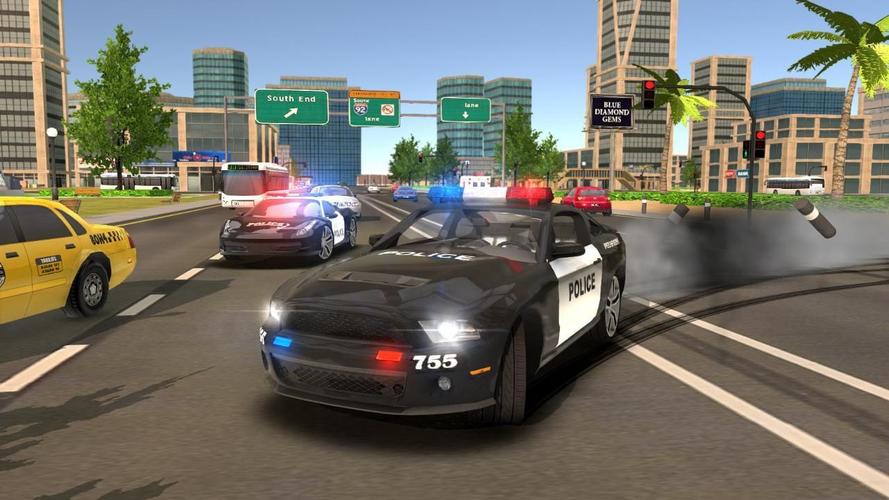 驾驶警车射击游戏的相关图片